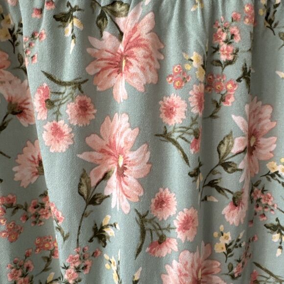 Womens Small Floral Milkmaid Dress Cottagecore Boho Coquette Soft Girl Style - Picture 8 of 16